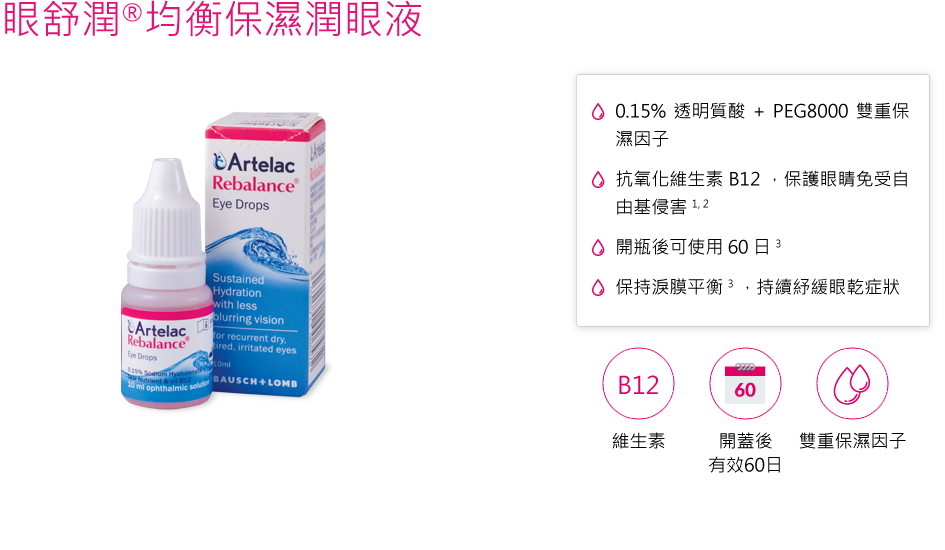 眼舒潤®均衡保濕潤眼液